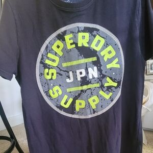 Superdry Navy Blue Vintage Graphic T-Shirt